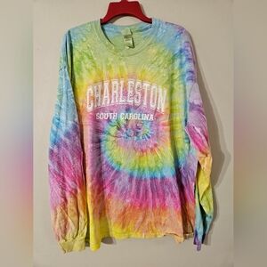 Charleston Tiedye Long Sleeve Tshirt 2XL